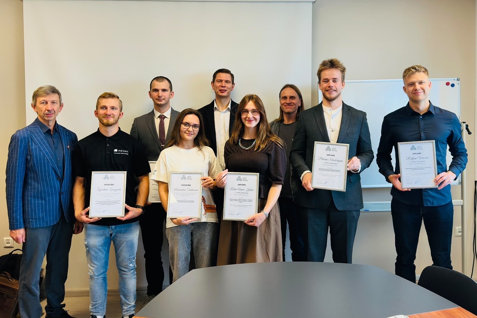 Latvijas Betona savienība apbalvo konkursa “Studentu balva 2026” laureātus